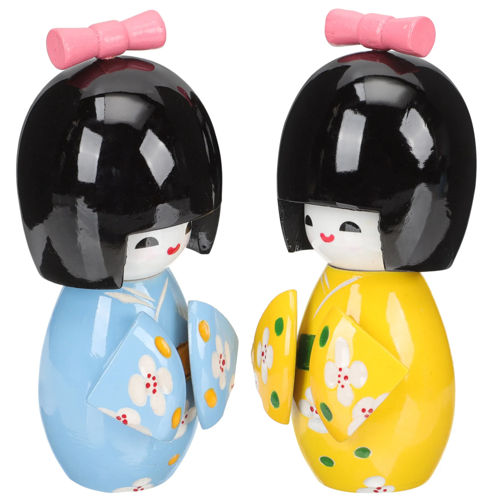 2 Pcs Toys Kimono Japanese Decors Kimonos Style Gift New Year Ornament Tabletop