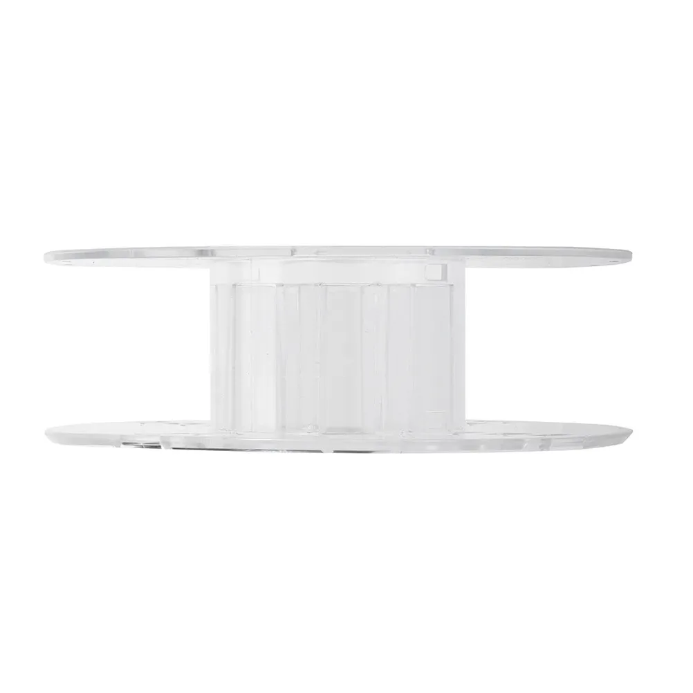 Transparent Plastic Wire Spool Small Extension Cord Storage Reel Cable Spool Cord Winder Reel for Camping Caravan Motorhome