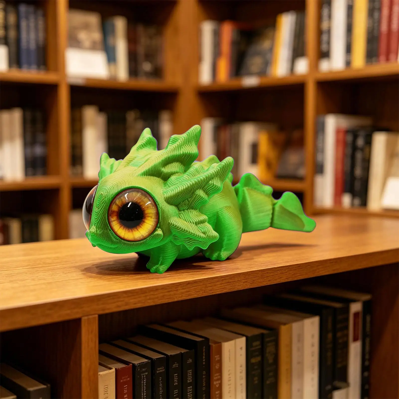 3D Printed Axolotl Articulated Fidget Figurine Moving Joints Big Eyes Animal Toy Desk Home Decor Holiday Gift Party Favor