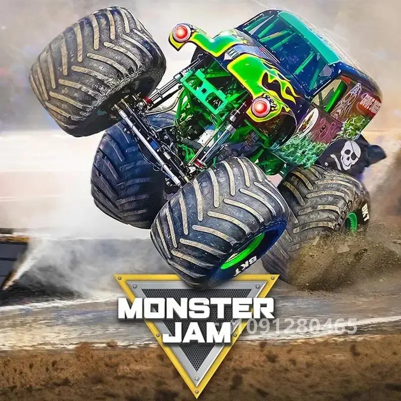 Monster Jam Grave Digger Die Cast Alloy Truck Toys for Boys Kids Off-Road Racing Car 1:64 Scale SUV Toy Children Gift Cars Model