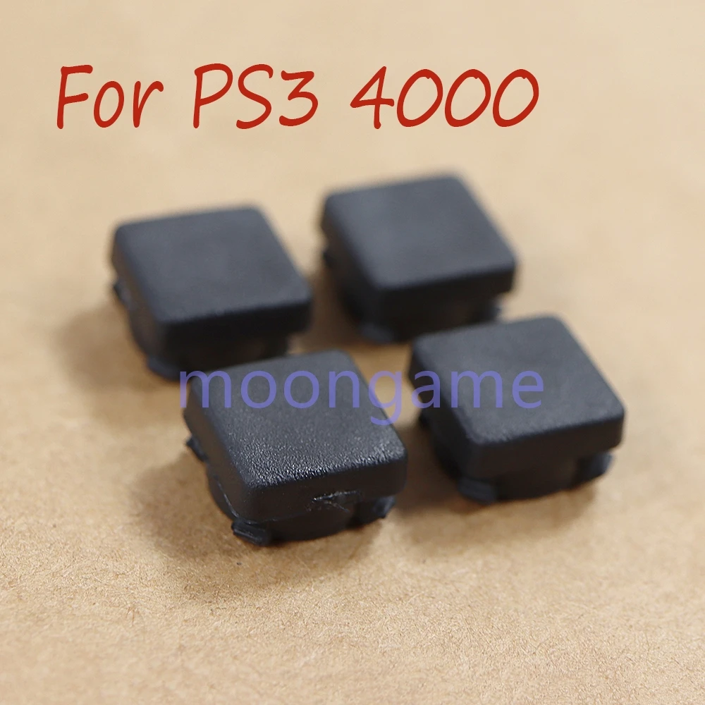2sets For PS3 4000 Rubber Boot Pad Feet For PS 3 Controller Plastic Button Screw Hole Cap Set