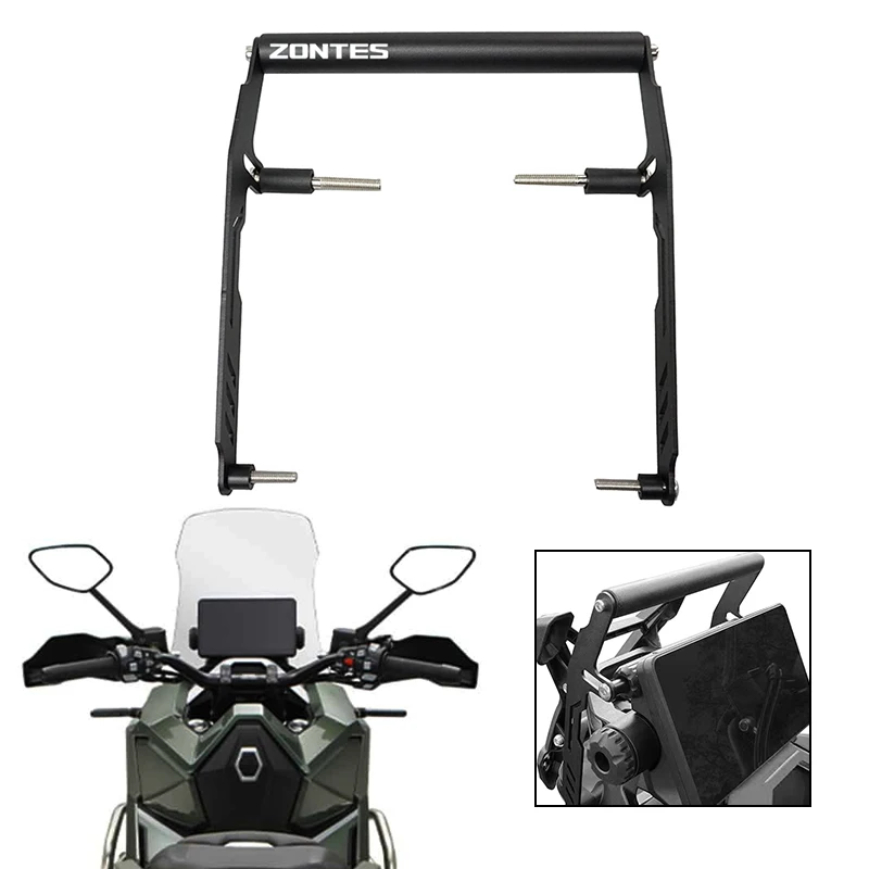 

For ZONTES 368G GPS Bracket ZT 368 G Motorcycle Accessories GPS Phone Holder Stand Navigation Bracket Stand Shock Absorber Stand