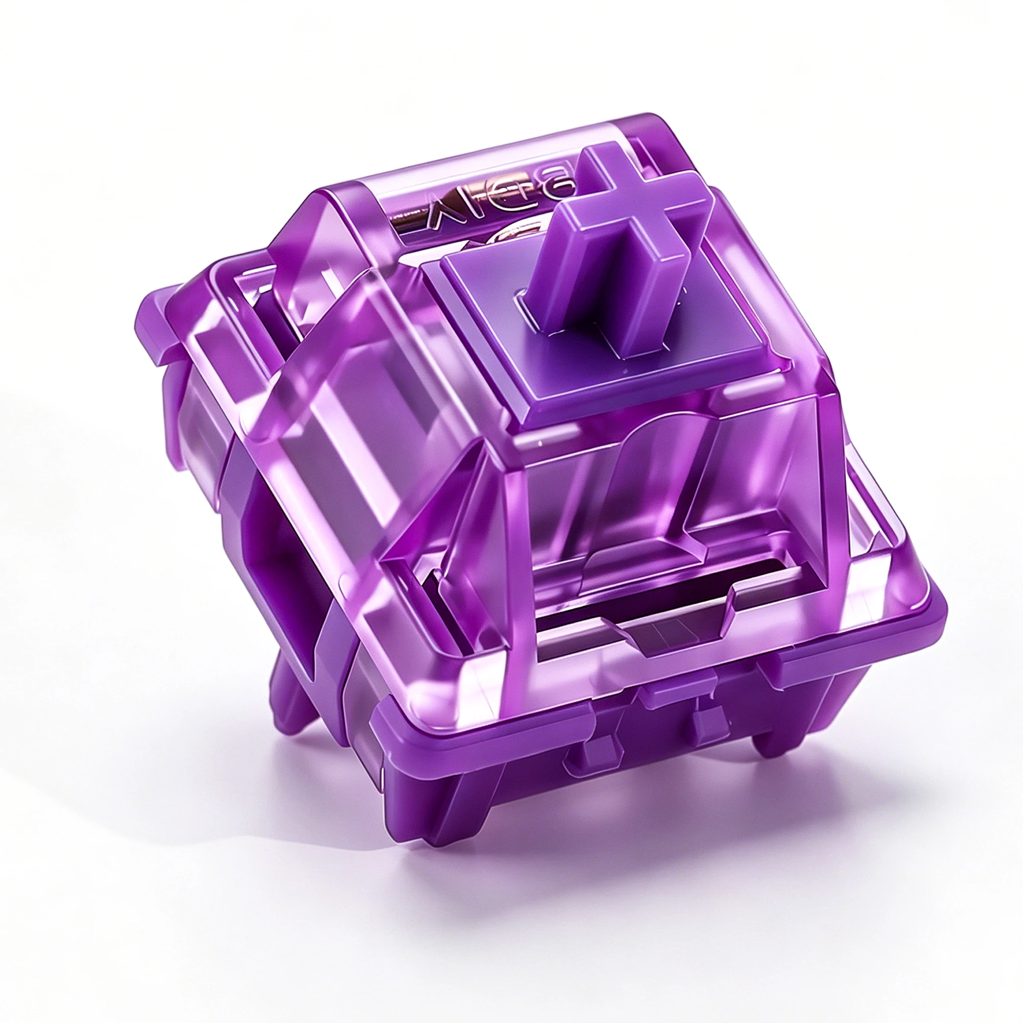 KBDiy Violet Switch Purple 53gf 5Pin Linear Creamy Switches POM PC für benutzerdefinierte DIY 60 Gaming mechanische Tastatur Aula F75 F87 – Detail 5