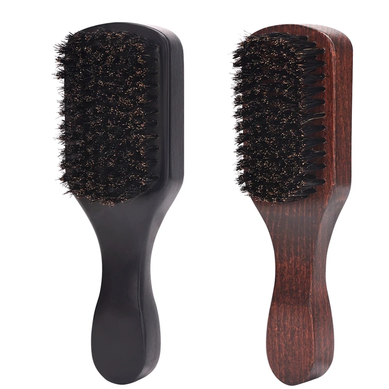 

1Pcs Hair Funnel Wooden Shaving Brush The Face Baby Beard Brush, Easy Install Easy To Use Black