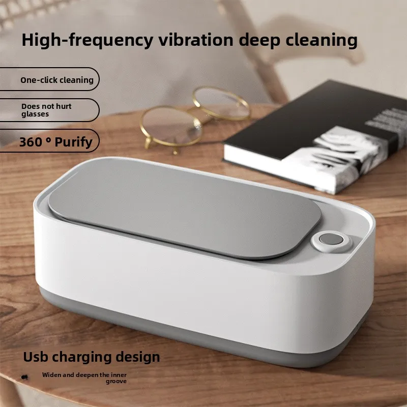 

Машина для чистки очков, более удобная, чем ультразвуковая, портативная мини-очиститель для очков, ювелирных изделий и брекетов.