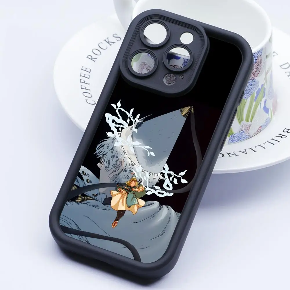 

Witch Hat Atelier Qifrey Phone Case for iPhone 17 16 15 14 13 12 11 Air Pro Max Plus Black Soft TPU Shockproof Cover