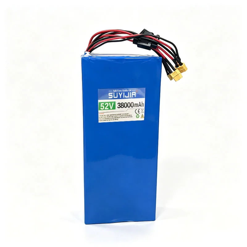 14S6P 52V 38Ah 18650 Lithium Battery Pack Built-in20A Balanced 1500W High-power Electric Tool Backup Battery for Zero 10/10x