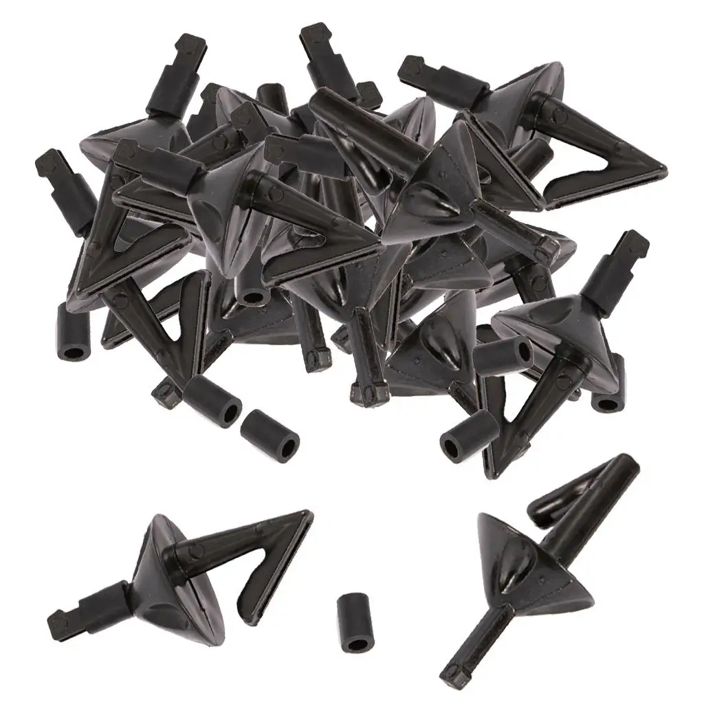 

20pcs Umbrella Shape Carp Fishing Impact With Shrink Rig Tubes