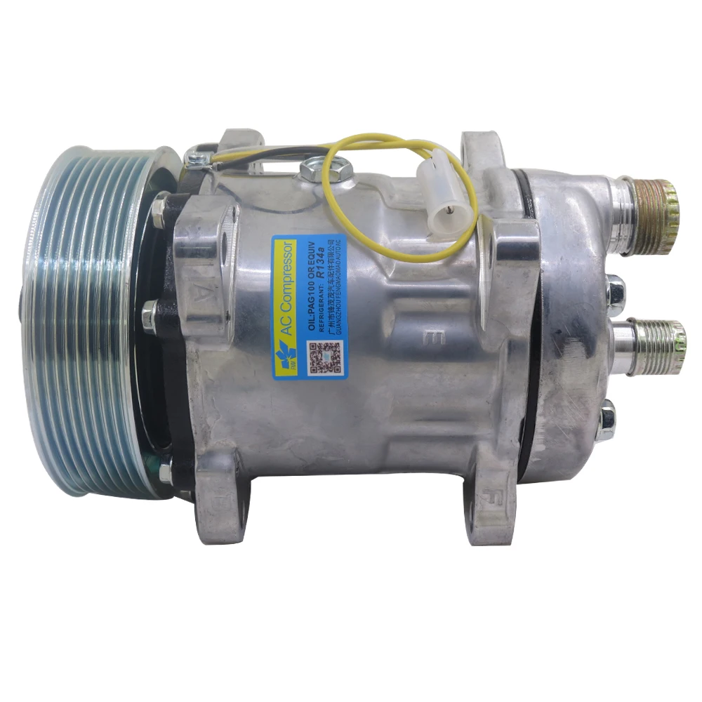 

SD7H15 24V Air Conditioning System Compressor For Volvo FH12 FH16 8113625 8119625 8142555 1071366 3936309534