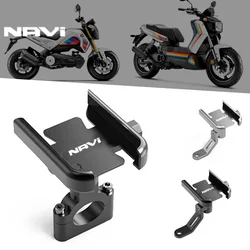 For HONDA DREAMWING Navi 110 Navi 2016-2022 Motorcycle Mobile Phone Holder GPS Navigator Mirror Handlebar Bracket Accessories