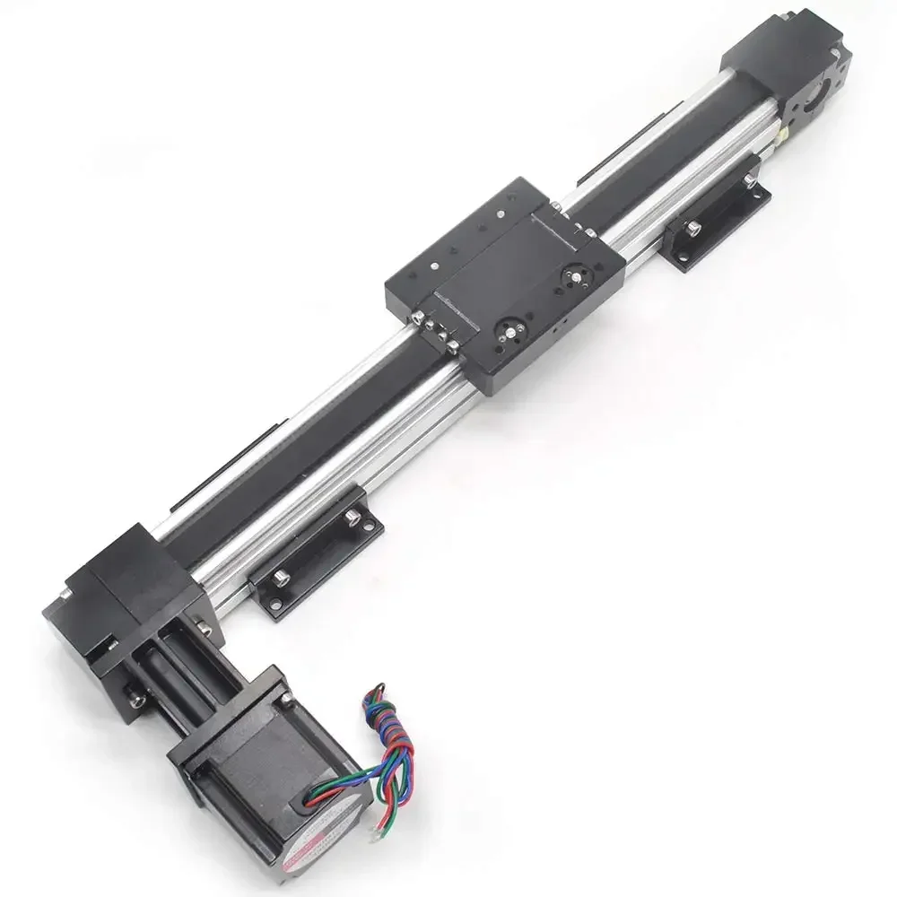 Customized high-speed belt driven linear guide module with precision silent servo motor for automatic feeding