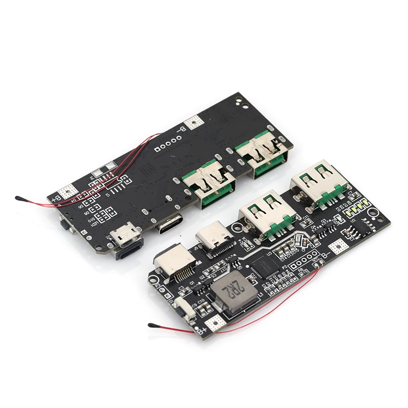 QC4+PD3.0 LED 5V 4.5A 22.5W Micro/Type-C USB Mobile Power Bank Charging Module with Temperature & Circuit Protection
