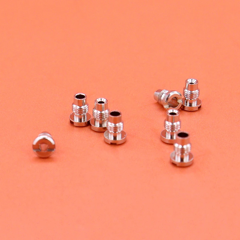 8 قطعة استبدال تدفق الهواء إدراج مسامير المدخول الفتائل ل YFTK فلاش E بخار V4.5S + Fev هيئة الطرق والمواصلات MTL البخاخة 316 الفولاذ المقاوم للصدأ