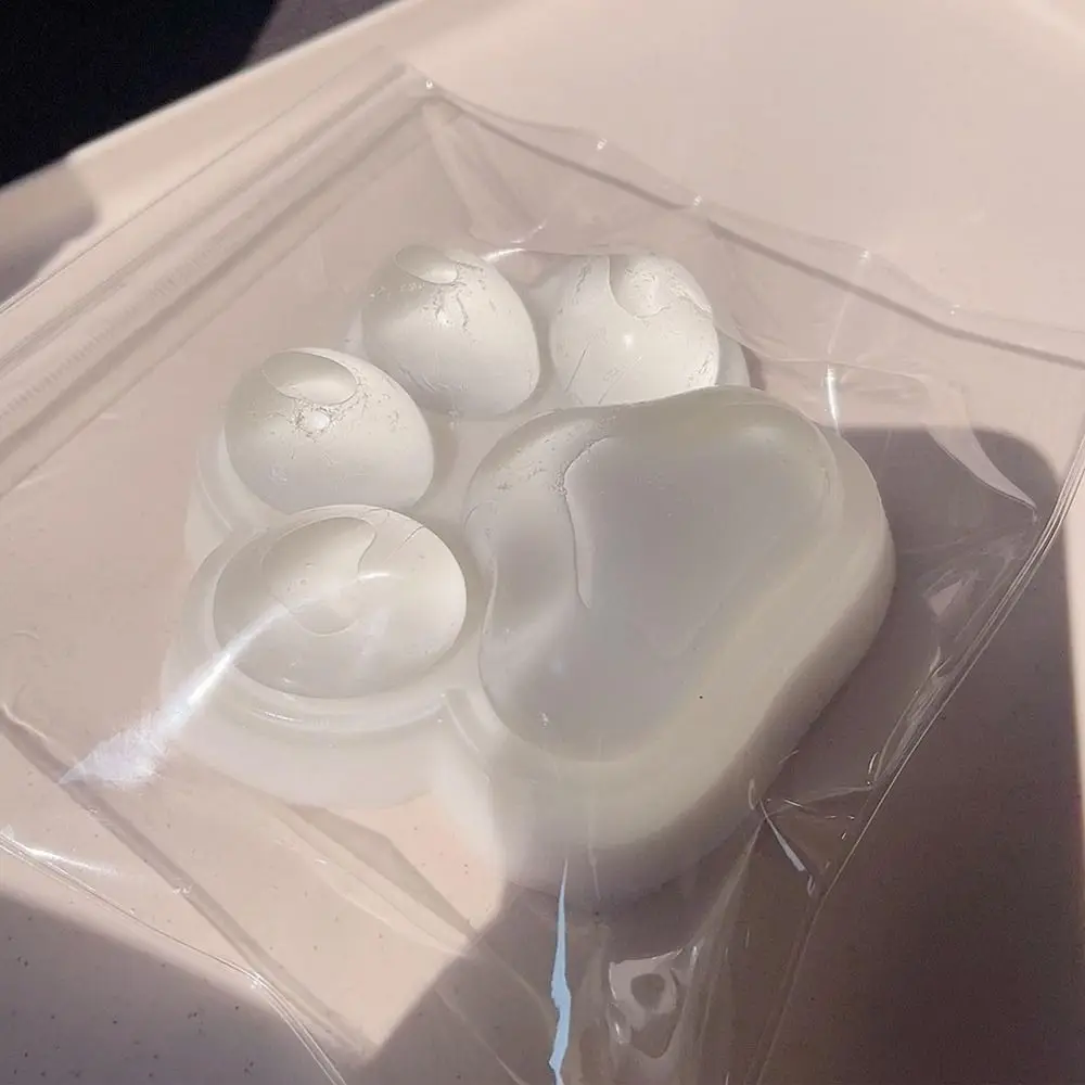 Juguete blando de pata de gato grande transparente, juguete antiestrés de alta resistencia, juguete antiestrés Ultra suave para aliviar el estrés