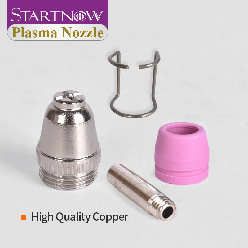 Startnow AG60 SG55 Consumables Kit Electrode Shield Cups Plasma Cutter Welder Torch with Guide WSD60 Plasma Cutters Parts