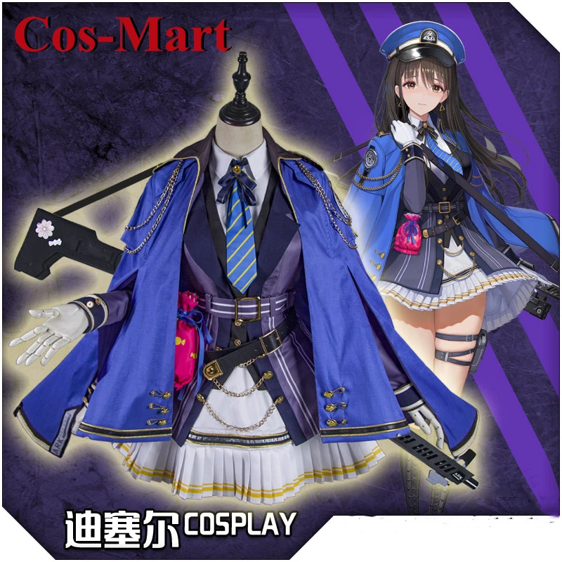 Cos-Mart Hot Game NIKKE Diesel Cosplay Costume Fashion Gorgeous Combat Uniform Female Activity Party Role Play Clothing