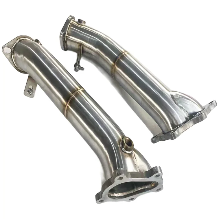 

High Performance Exhaust downpipe For Nissan GTR R35 3.8T 2008-2023 Exhaust Downpipe 304 Stainless Steel and without catalyst