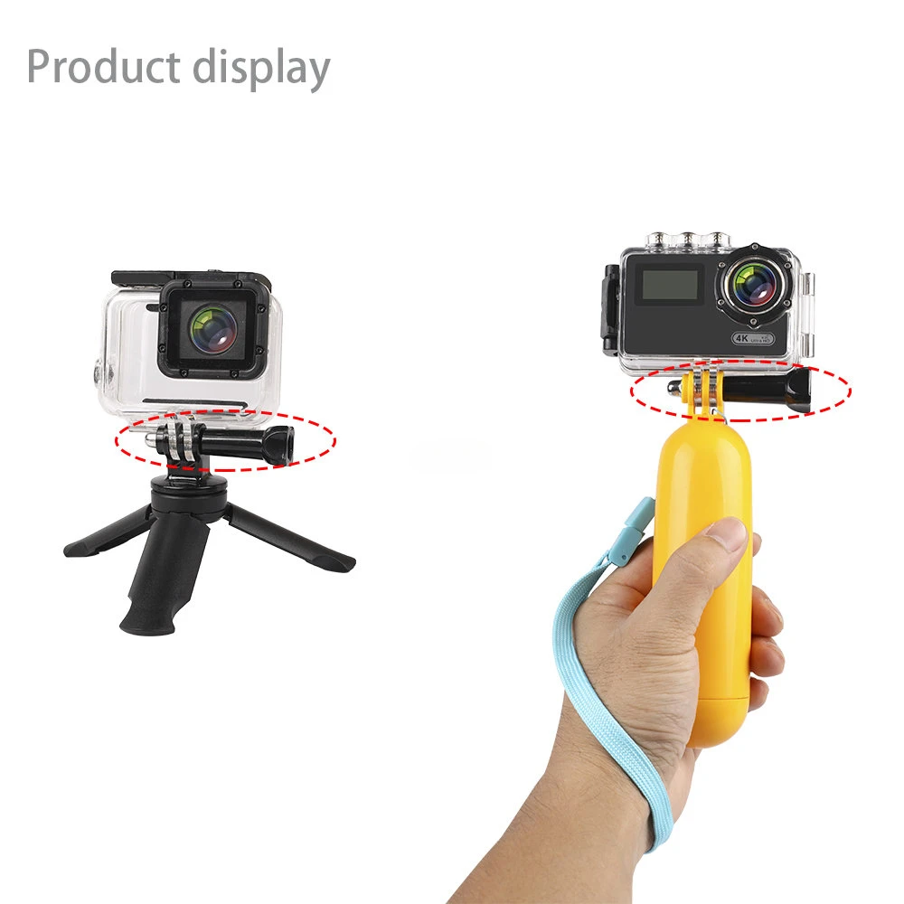 For GoPro Accessories Tripod Mount Adapter Knob Bolt Nut Long Thumb Screw for Go pro 11 10 9 8 7 6 5 4 3 Yi 4K Sj7 Sj8 pro DJI