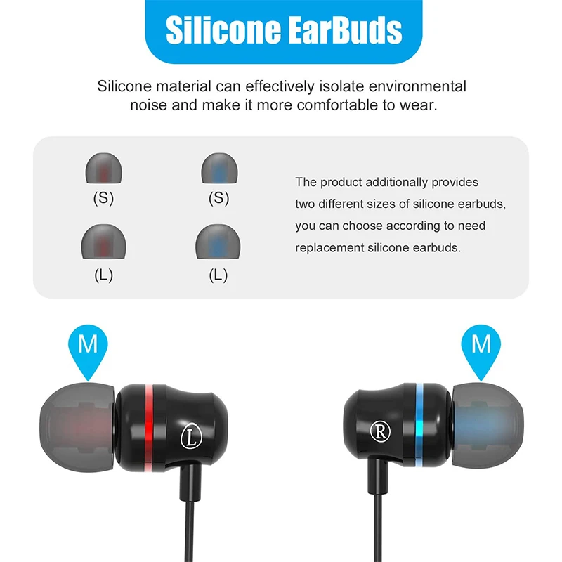 Noise Isolating Earbuds For Oculus Quest 2 VR Headset Ear-in Integrated Earphone With 3D 360 Degree Sound in-Ear Headphones