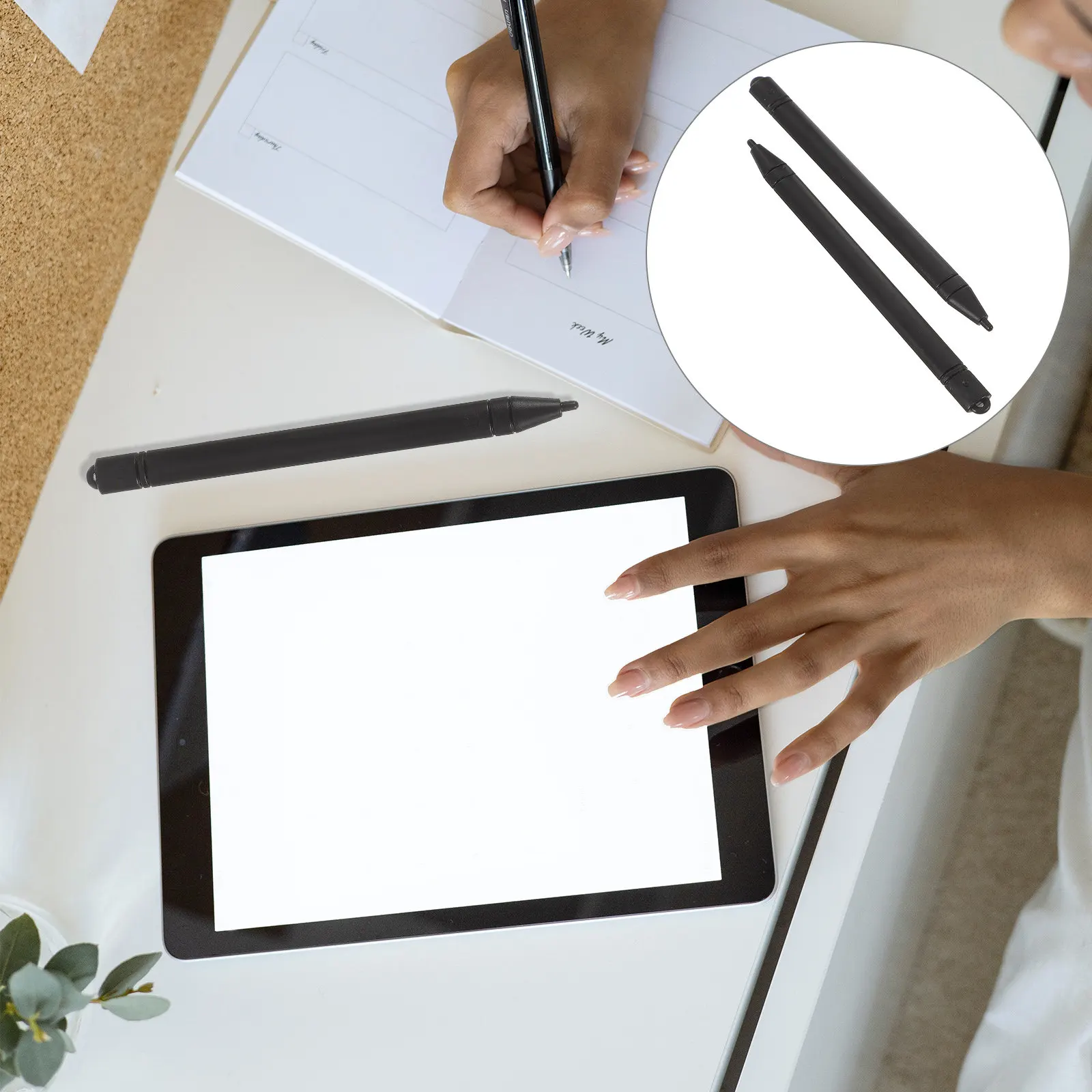 

2 шт. профессиональных цифровых стилусов для графических планшетов: для редактирования иллюстраций в журналах, скетчинга, дизайна игр, мультфильмов и кино