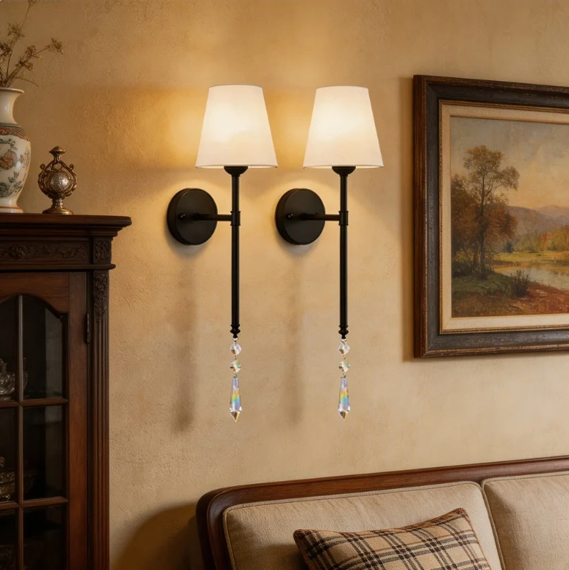 

Перезаряжаемый настенный светильник RGB LED с батареей 2500 мАч, с пультом дистанционного управления, матовый черный, беспроводной настенный светильник для комнаты