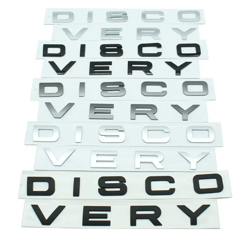 DISCOVERY Letter logo car stickers for Land Rover Discovery engine hood cover badge refit accessories rear trunk decorate label