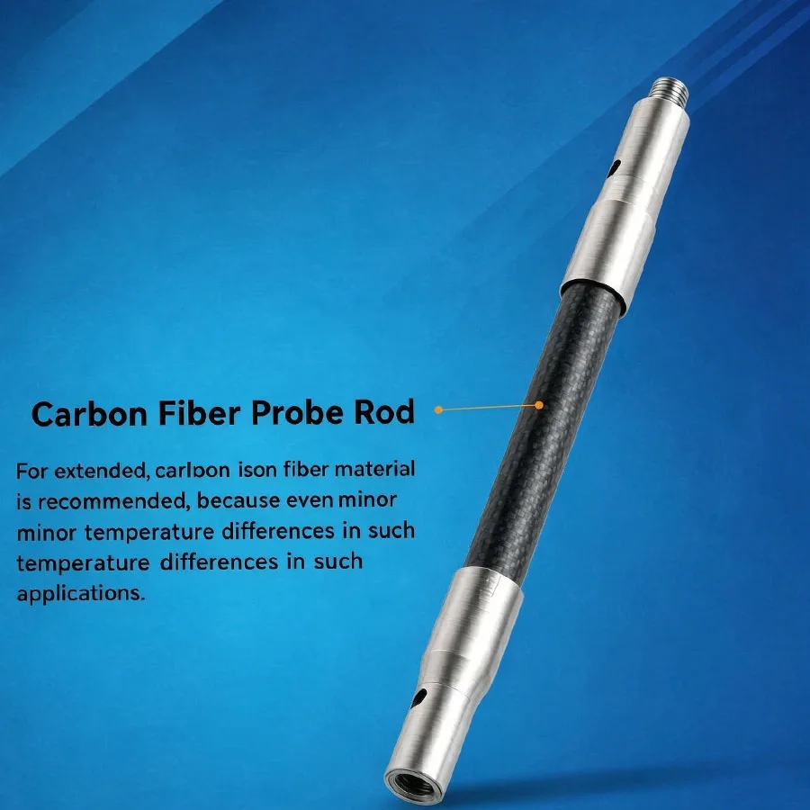 CMM Stylus Carbon Fiber Extension Rod M2 M3 Male Female Thread Three Coordinate Measuring Machine Probe Connecting Rod