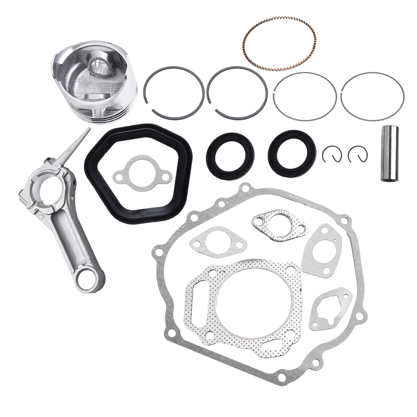 New Piston Gasket Lawnmower Lawnmower Part Piston Ring Quality Rebuild Kit Suitable For Engine Motor Accessory