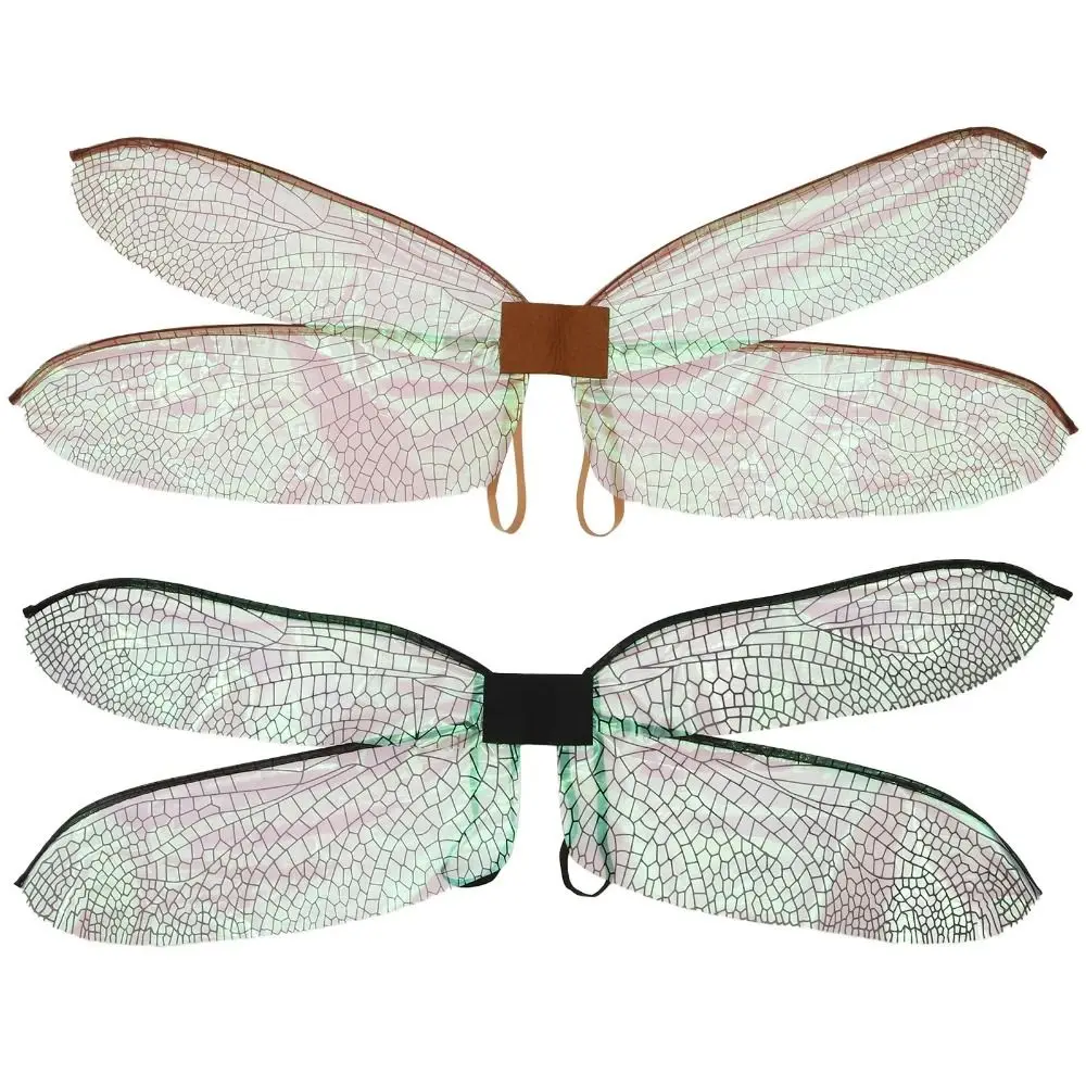 1pc Colorful Fairy Angel Wing Kid Stage Photo Dragonfly Butterfly Wing Birthday Carnivals Masquerade Women Girl