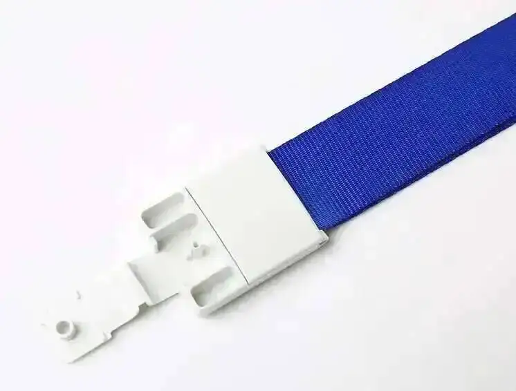 30 Stück 2 cm breite Ausweishalter-Aufhängeschnur für Ausstellungen, Arbeitskarten, Studentenausweise mit Klemmschnur und Schnappverschluss – Detail 3