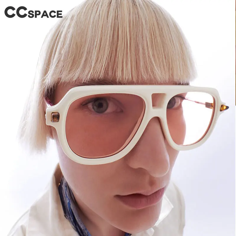 56641 Brand Design Personalized Sun Glasses Men Women Retro Double Girder Large Size Pilot Goggles Outdoors Sunglasses
