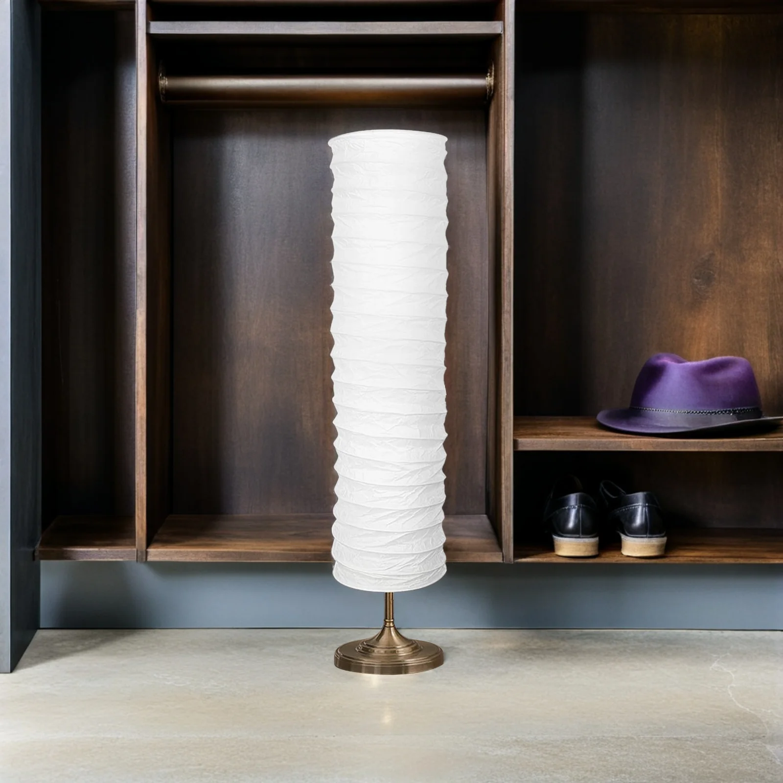 

2pcs Floor Lamp Shade Paper Lampshades White Modern for Living Room Bedroom Study Oversized Practical Decor Night Lamp