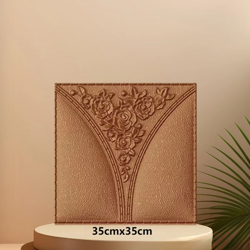 

35x35 см самоклеящаяся 3D водонепроницаемая наклейка на стену для ремонта стен гостиной спальни съемная многоразовая