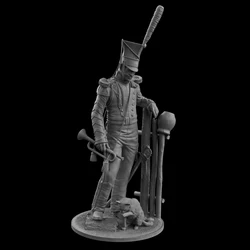 54MM resin figure unpainted model kit, Army Cavalryman of Russia 1812-14, unassembled and unpainted GK,
