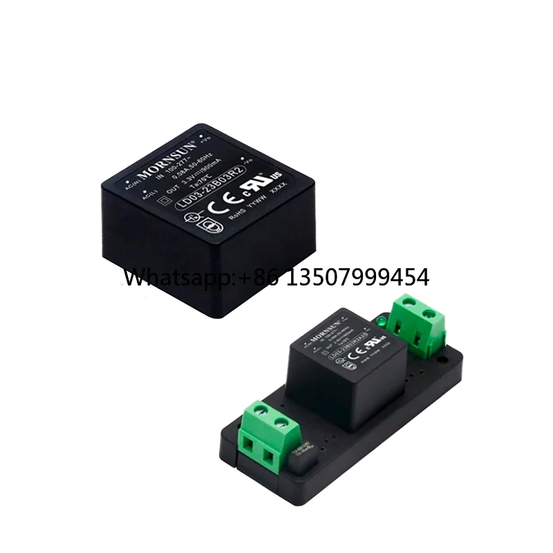 

Mornsun LD03-23B05R2 On-board DIP Single Output 5V 3W 85-305VAC to DC 600mA Switching Power Supply Module with 3 Years Warranty