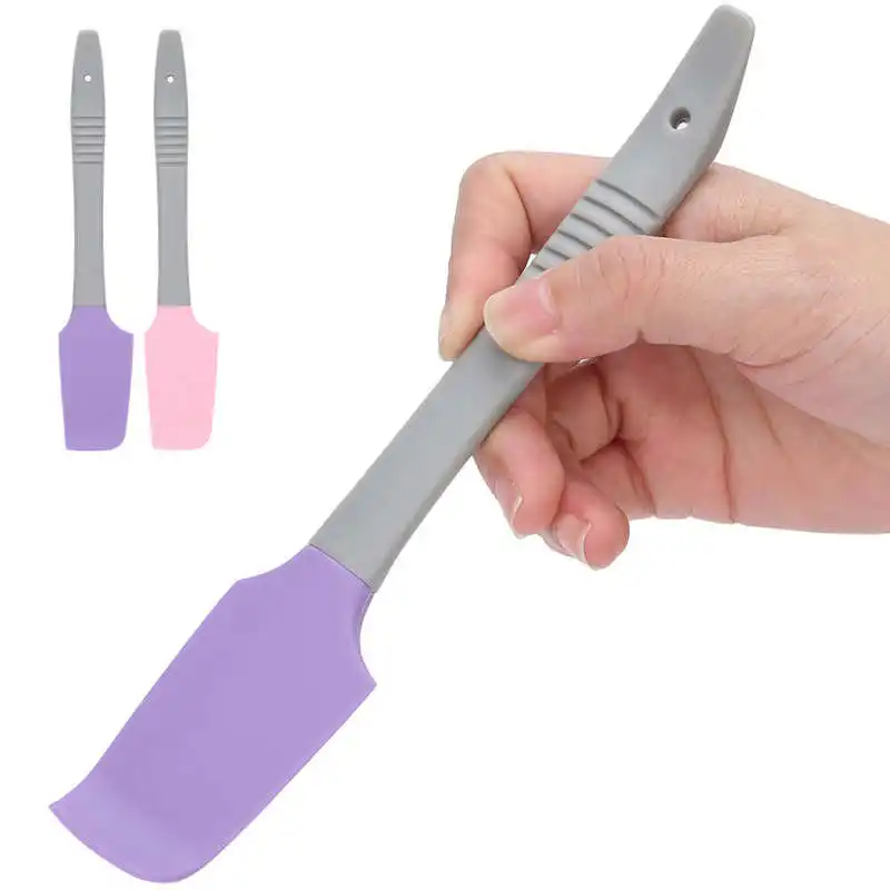 2Pcs Reusable Silicone High Temperature Resistance Wax Applicator Scraper Wax Spatulas Sticks Removal Wax Hair removal Tool