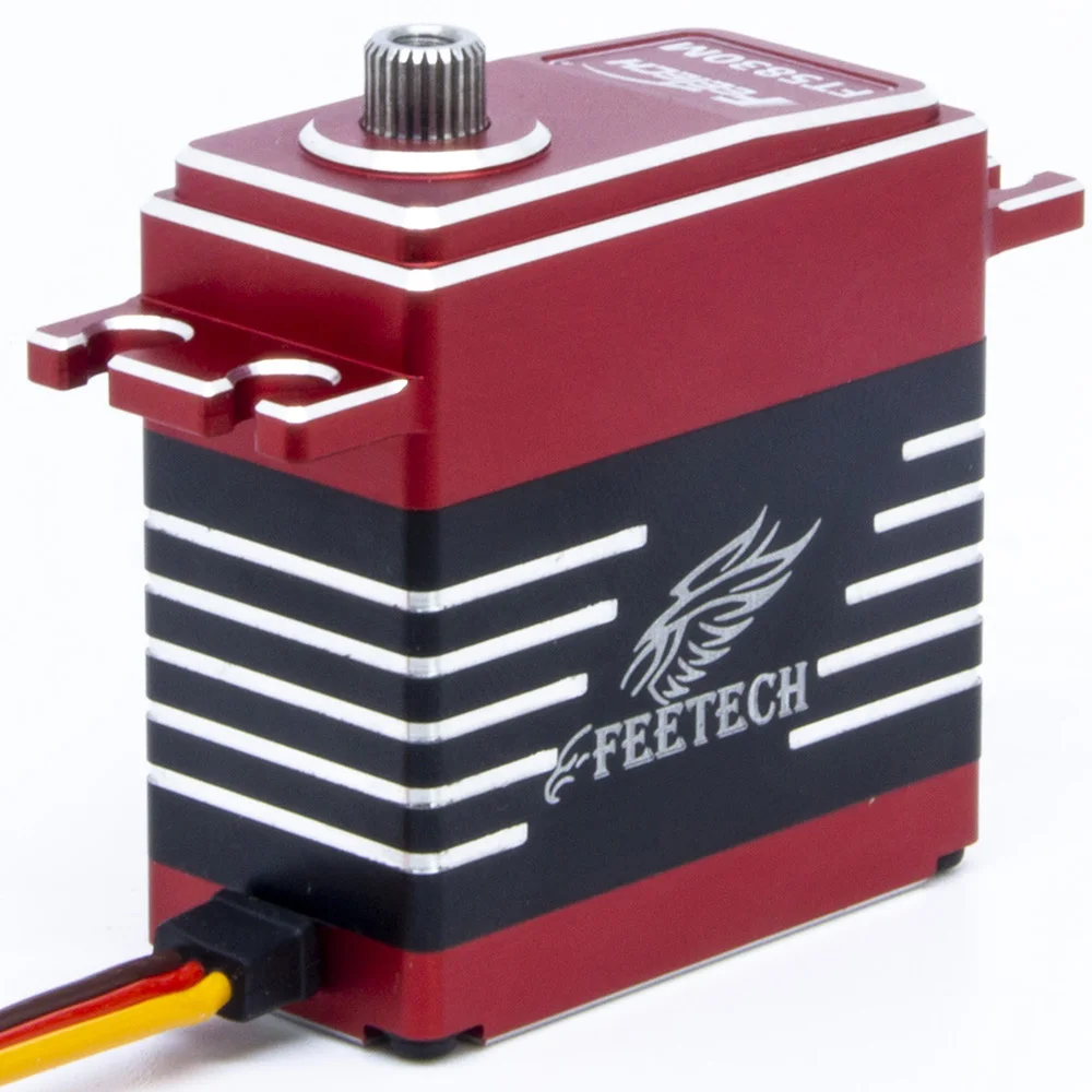 เซอร์โวมอเตอร์ดิจิตอล FT5830M 30 กก.ซม. 180 องศา ความเร็วสูง PWM เกียร์โลหะ พร้อมแขนฮอร์น 25T สำหรับ DIY รถบังคับวิทยุขนาด 1/8 1/10 หุ่นยนต์ รถบรรทุก