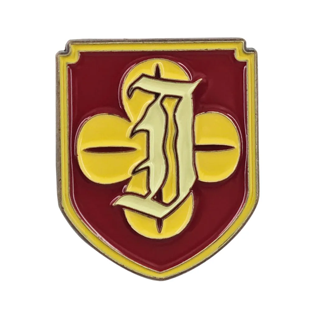 Anime A Certain Scientific Railgun Enamel Pin Tokiwadai Middle School Emblem Misaka Mikoto Shokuhou Misaki Cosplay Brooch Fans G