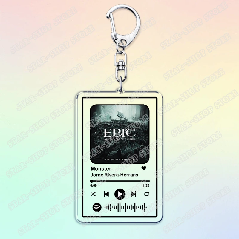 سلاسل المفاتيح الألبوم الملحمي للنساء الملحقات لن تحب أطول لك الأغاني الموسيقية الموسيقى المفاتيح مجوهرات المشجعين الهدايا #4