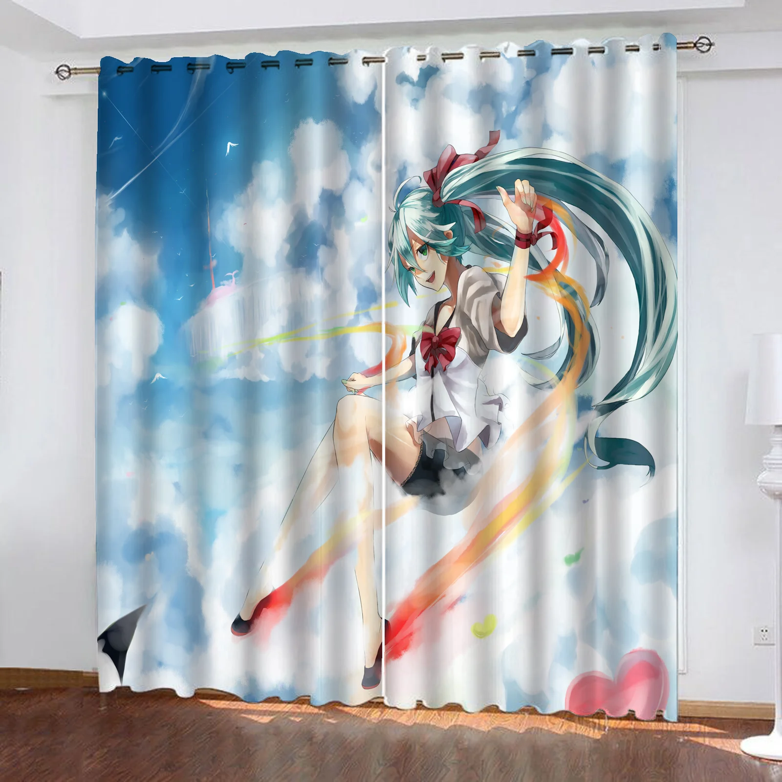 japanese-hatsune-future-printed-curtain-100-polyester-anime-game-characters-door-bedroom-home-decor