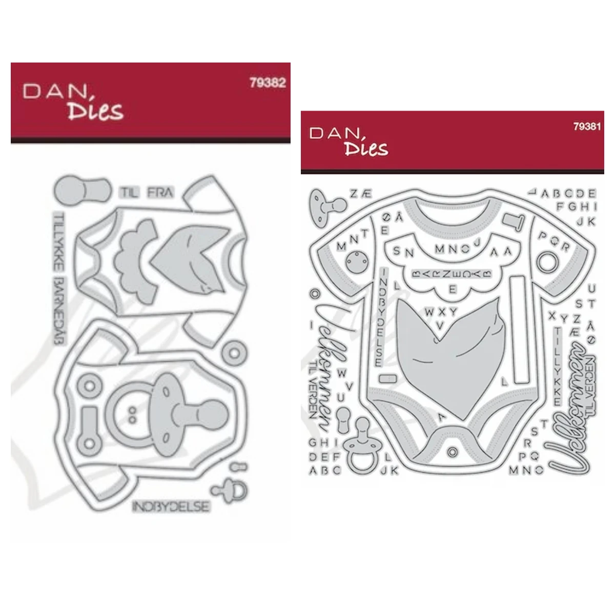 Dan/ Mw for & from Baby Bodysuit Christening Wedding Script Metal Cutting Dies DIY Handmade Scrapbooking Calendar Diary May 2026