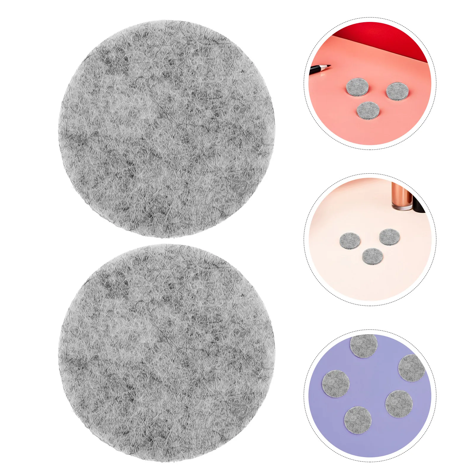 

200 шт. круглых хлопковых сменных подушечек для эфирных масел для автомобильных диффузоров, ароматических подвесок и браслетов