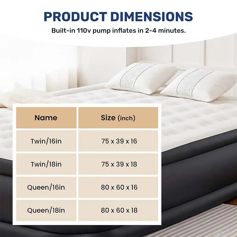 Portable Camping Air Mattress 18
