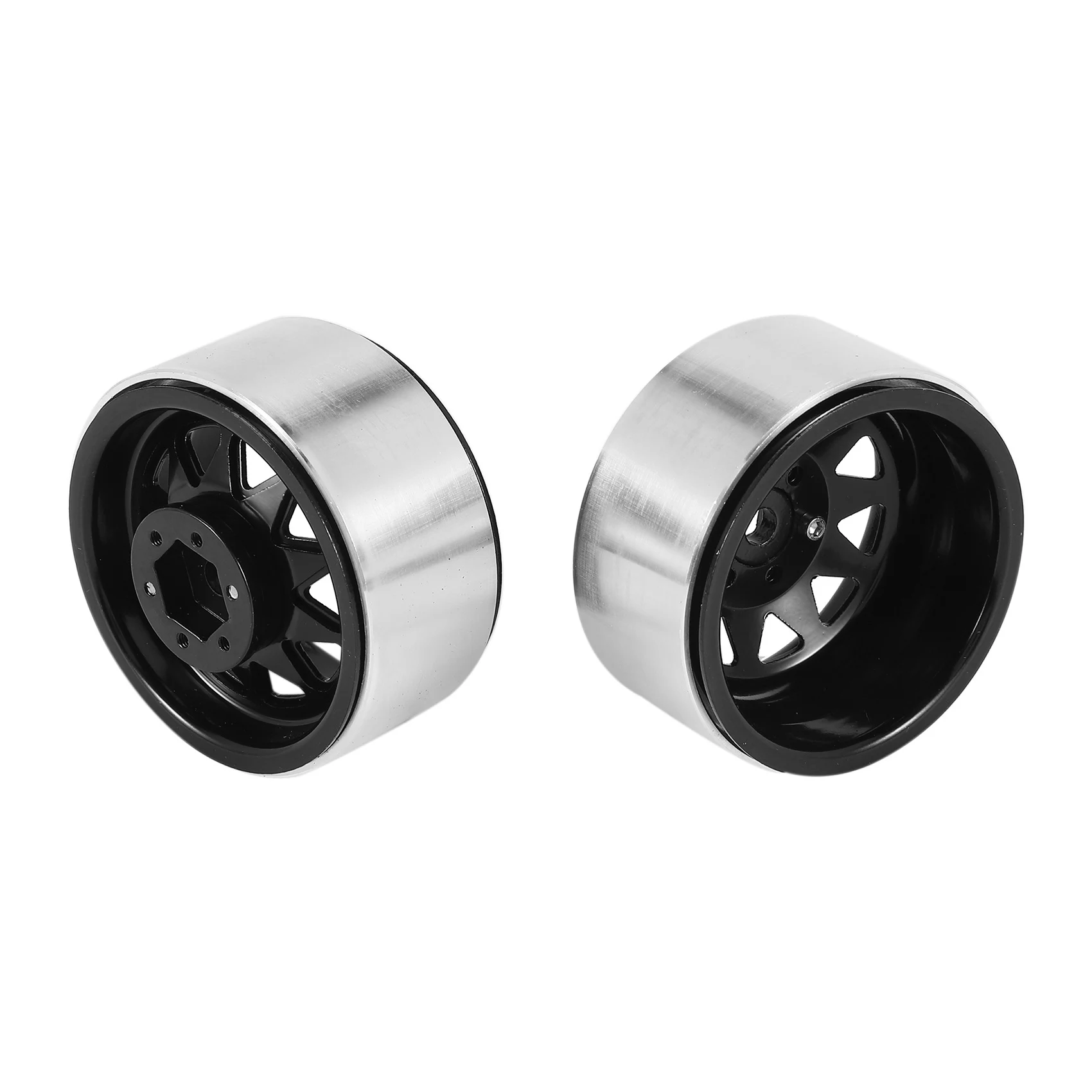 

AS96-4PCS Deep Dish Wagon 1.9 Metal Beadlock Wheel Hub Rim For 1/10 RC Crawler Axial SCX10 90046 Traxxas TRX4 RC4WD D90