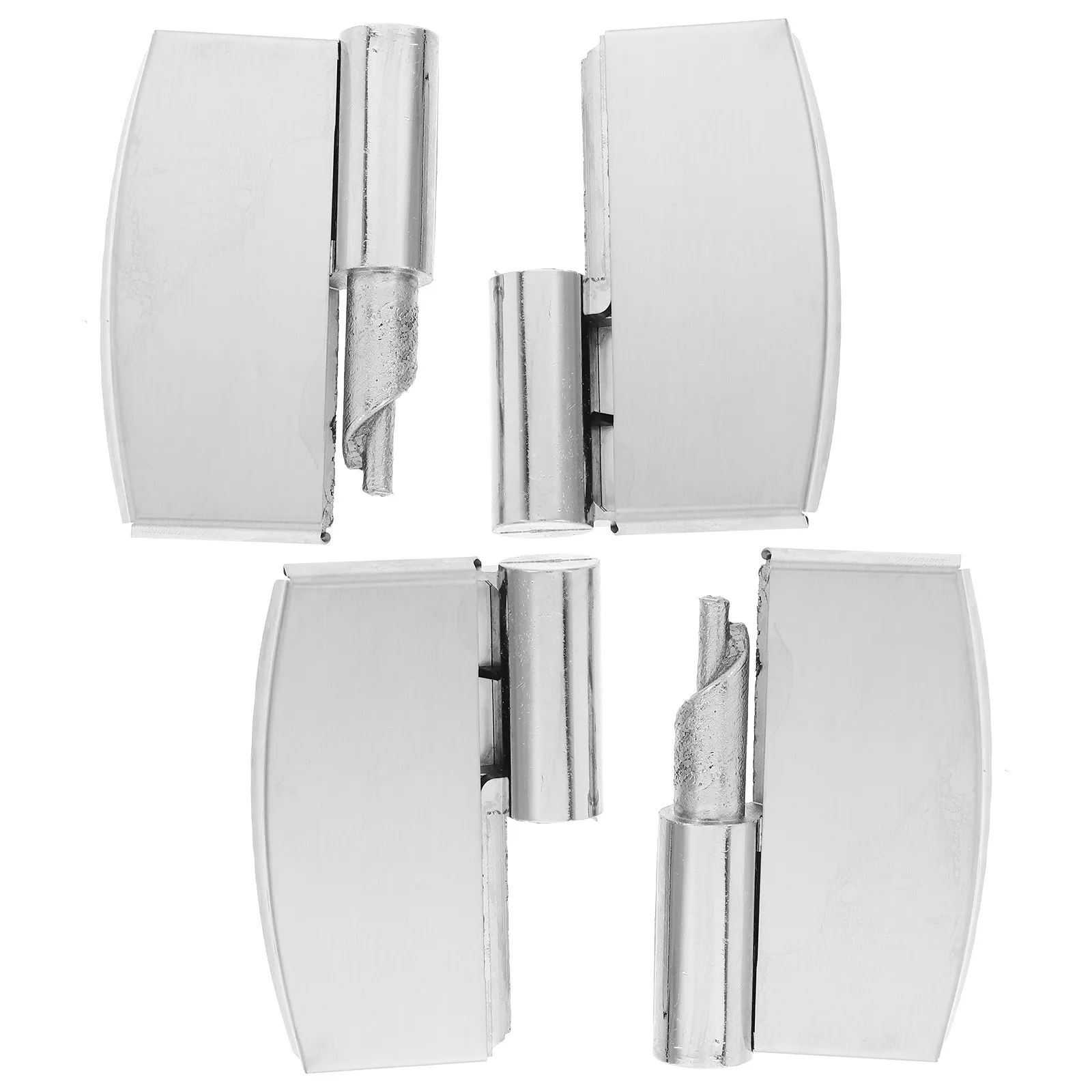 

2Pcs Heavy Duty Self Closing Door Hinges Toilet Partition Door Hardware Accessories for Public Restroom Shopping Mall Use