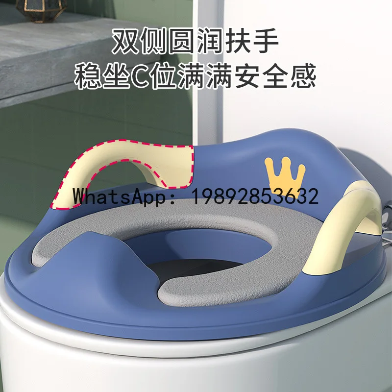 Assento sanitário infantil assento de penico para bebê almofada macia ampliada penico infantil