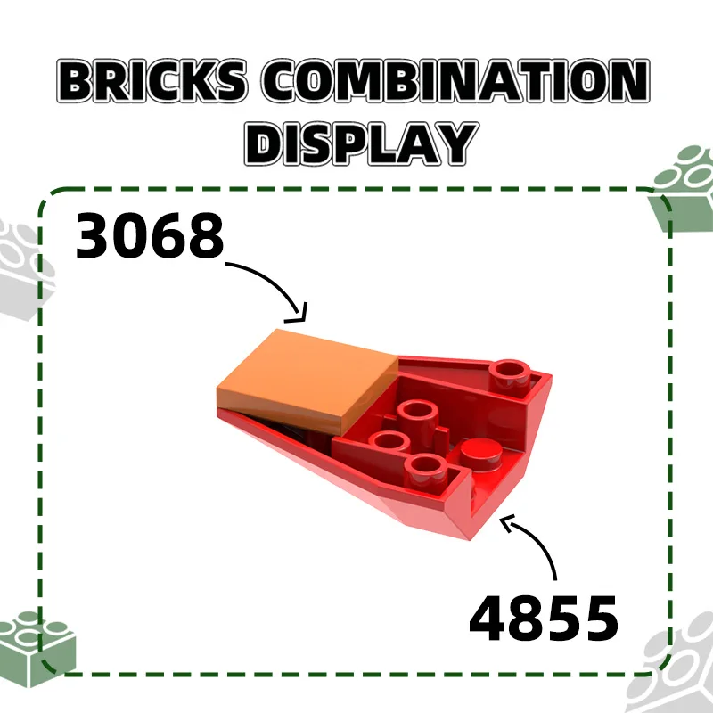 Wange 666 Pz/lotto 3070 1x1 Area Luce Moc In Legno Parti Sparse Compatibile con Mattoni FAI DA TE Giocattolo Per Bambini Assemblaggio Regalo Scatola di Immagazzinaggio