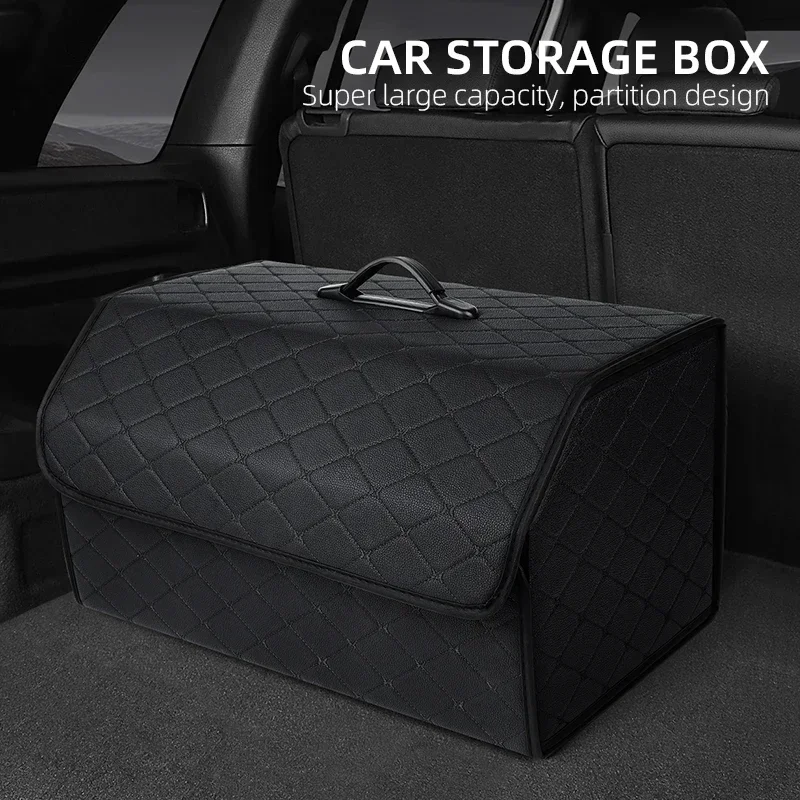 NEW Multipurpose Collapsible Car Trunk Storage Organizer With Lid Portable Car Storage Bag Car Trunk Organizer