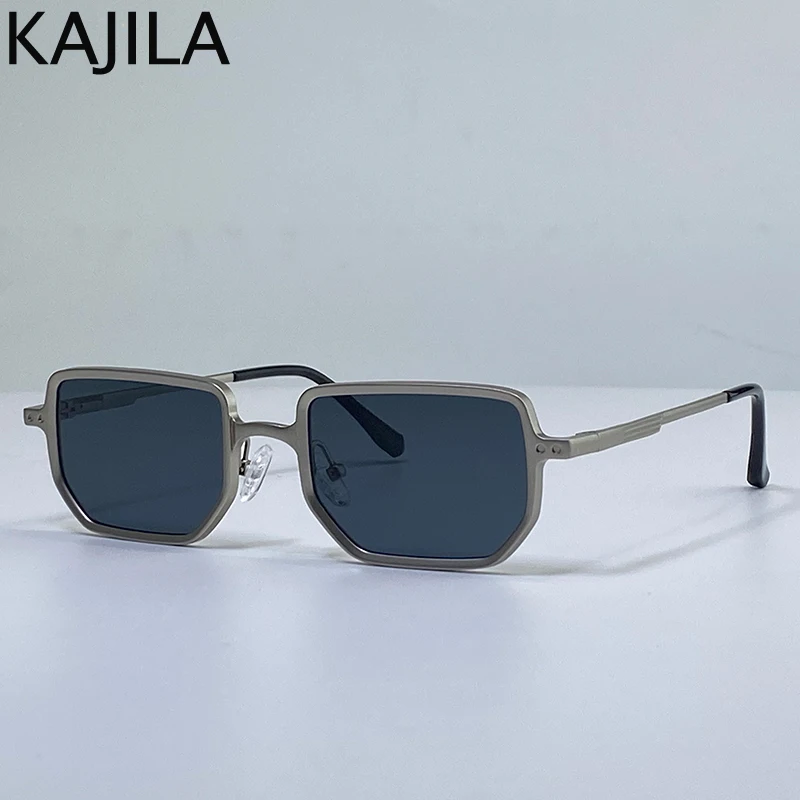 Kleine Rechteckige Steampunk-Sonnenbrille für Herren 2026 Luxusmarke Klassische Quadratische Punk-Sonnenbrille für Männer Vintage-Brillen UV400 – Detail 2