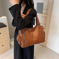 Soft Interior Compartment Shoulder Bags High Quality Contrasting Colors Crossbody Bags for Women Fashion Pu Leather Handbags - Image 2